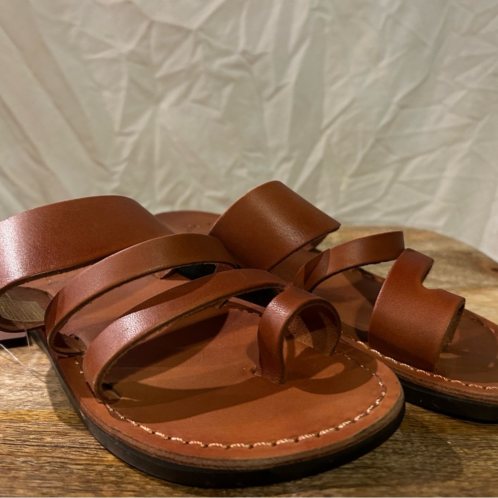 Jerusalem Leather Toe Strap Sandals- Stunning!!!